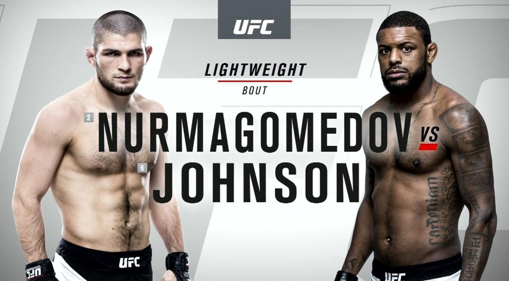 Хабиб Нурмагомедов - Майкл Джонсон результат и видео боя на UFC 205