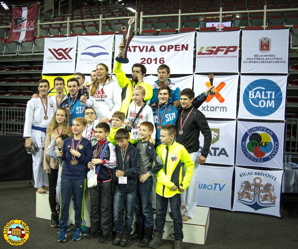 Федерация каратэ Санкт-Петербурга на турнире Latvia karate Open 2016