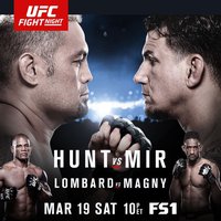 UFC FIGHT NIGHT 85: Марк Хант - Фрэнк Мир. Онлайн-трансляция шоу