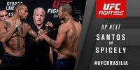UFC Fight Night 95 (Fight Night Brasilia): Тьяго Сантос - Эрик Спайсли. Результат и ВИДЕО боя
