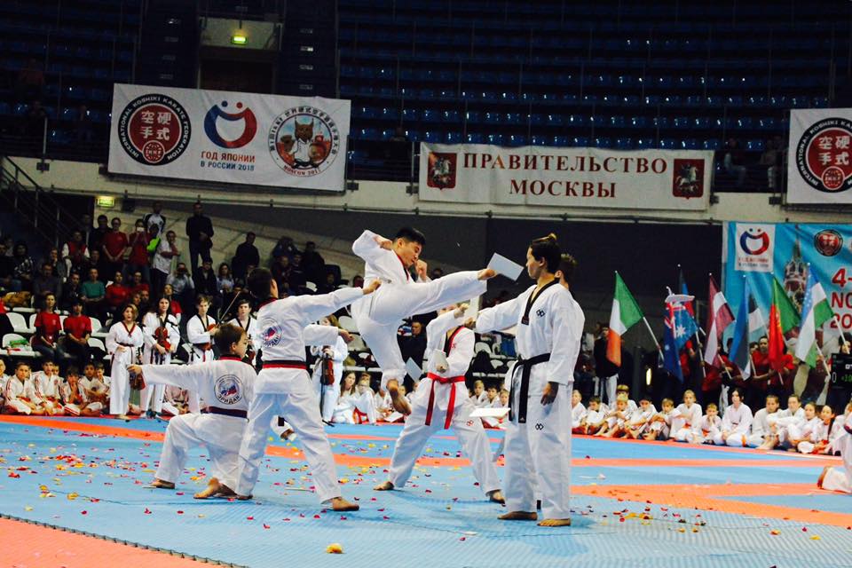 Чемпионат мира по Косики каратэ IKKF 2017 в Москве Россия