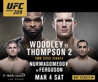 UFC 209: Хабиб Нурмагомедов - Тони Фергюсон, Тайрон Вудли - Стивен Томпсон. АНОНС турнира