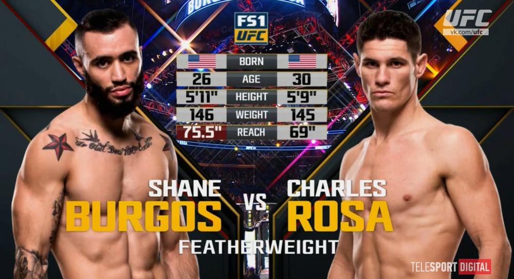 Чарльз Роса - Шейн Бургос на UFC 210