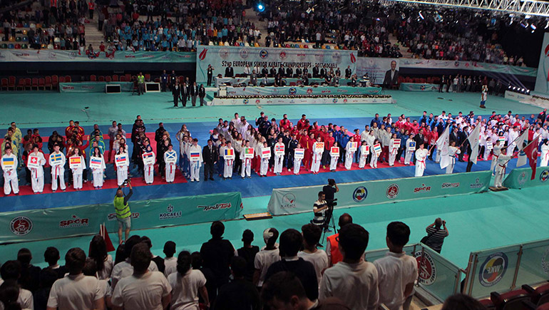 Чемпионат Европы по каратэ 2017 в Измите (Коджаэли, Турция)