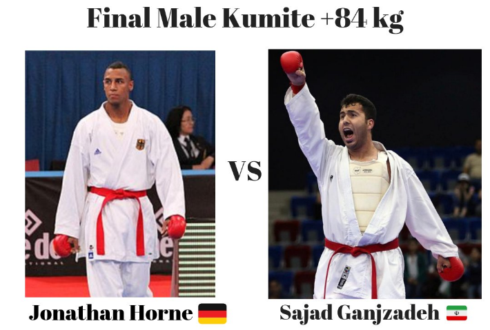 Мужское кумитэ свыше 84 кг Чемпионат мира по каратэ WKF 2018