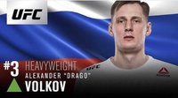Александр Волков поднялся на пять строчек в рейтинге тяжеловесов UFC