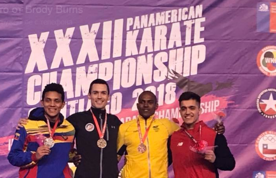Томас Скотт на Чемпионате Панамерики по каратэ WKF 2018