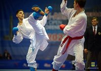 Россиянин Эрнест Шарафутдинов сразится за бронзу чемпионата мира WKF+видео 1-го дня