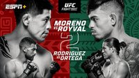 UFC Fight Night 237: Морено – Ройвал, Родригес – Ортега. Прямая трансляция, где смотреть онлайн