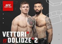 UFC Fight Night 254: Веттори – Долидзе. Прямая трансляция, где смотреть онлайн