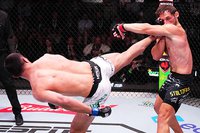 Лучшие моменты и финиши турнира UFC Fight Night 256: Бернс vs. Моралес – видео