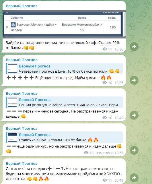 обзор Верный Прогноз