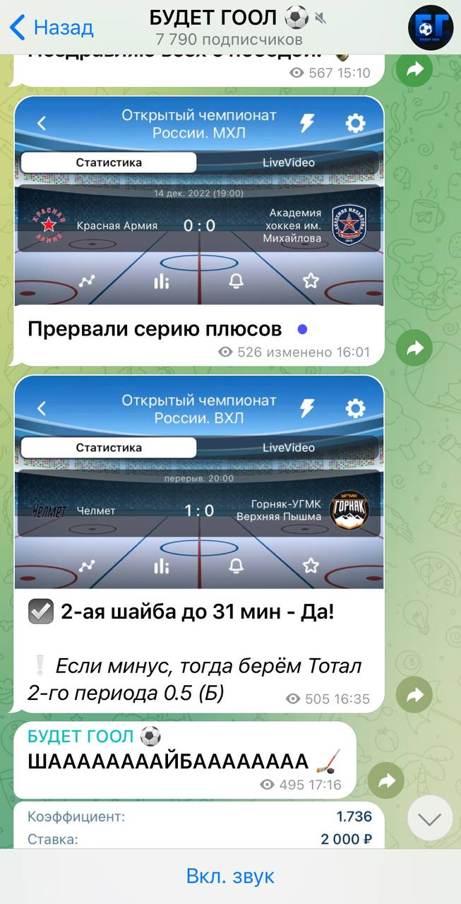 каппер Будет Гол