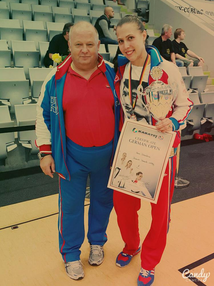 Сергей Криваковский и Вера Ковалева каратэ