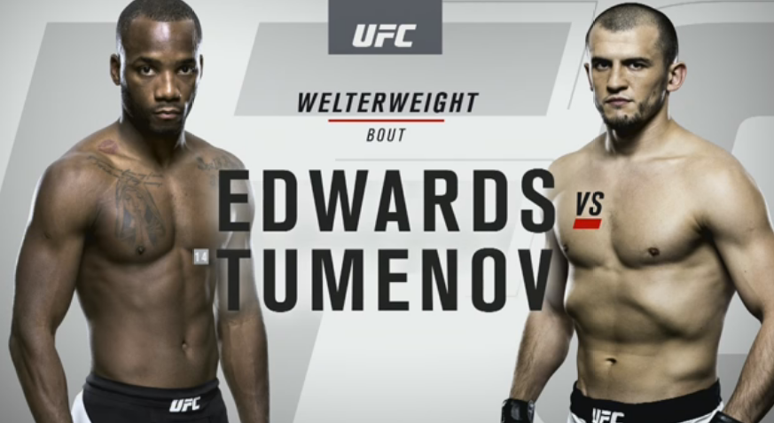 Леон Эдвардс - Альберт Туменов бой на UFC 204 видео боя