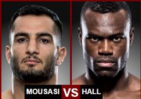 UFC Fight Night 99 (Fight Night Belfast): Гегард Мусаси - Юрайа Холл. Онлайн-трансляция церемонии взвешивания