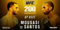 UFC 200: Герард Мусаси - Тьяго Сантос. Результат и ВИДЕО боя