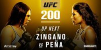 UFC 200: Кэт Зингано - Джулианна Пеньа. Результат и ВИДЕО боя