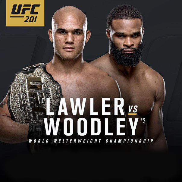 UFC 201 Лоулер - Вудли