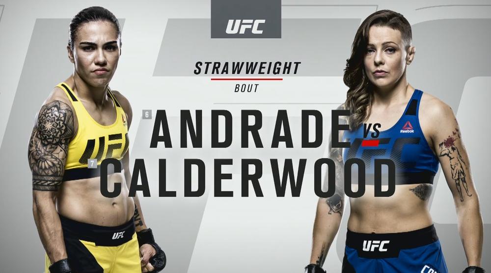 Джессика Андраде - Джоанн Калдервуд UFC 203