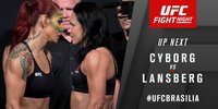 UFC Fight Night 95 (Fight Night Brasilia): Крис "Сайборг" Жустино - Лина Лансберг. Результат и ВИДЕО боя