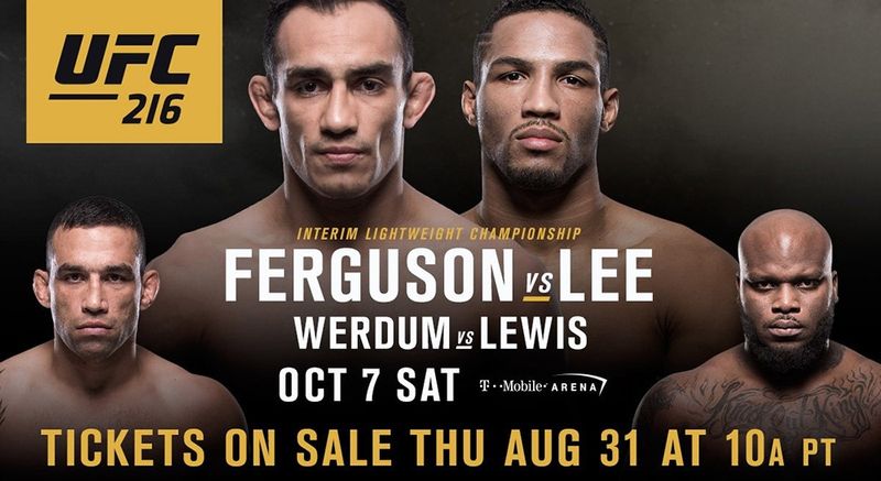 UFC 216: Тони Фергюсон – Кевин Ли