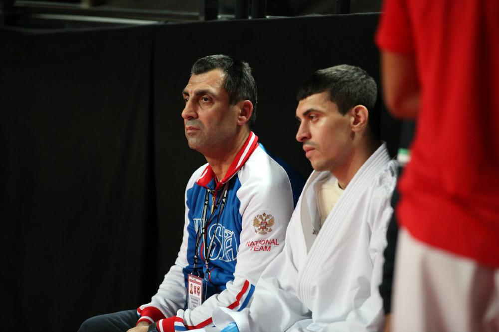 Арзуман и Александр Алиевы на Чемпионате мира по каратэ WKF 2014