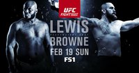 UFC Fight Night 105: Трэвис Браун - Деррик Льюис. Прямая онлайн-трансляция турнира