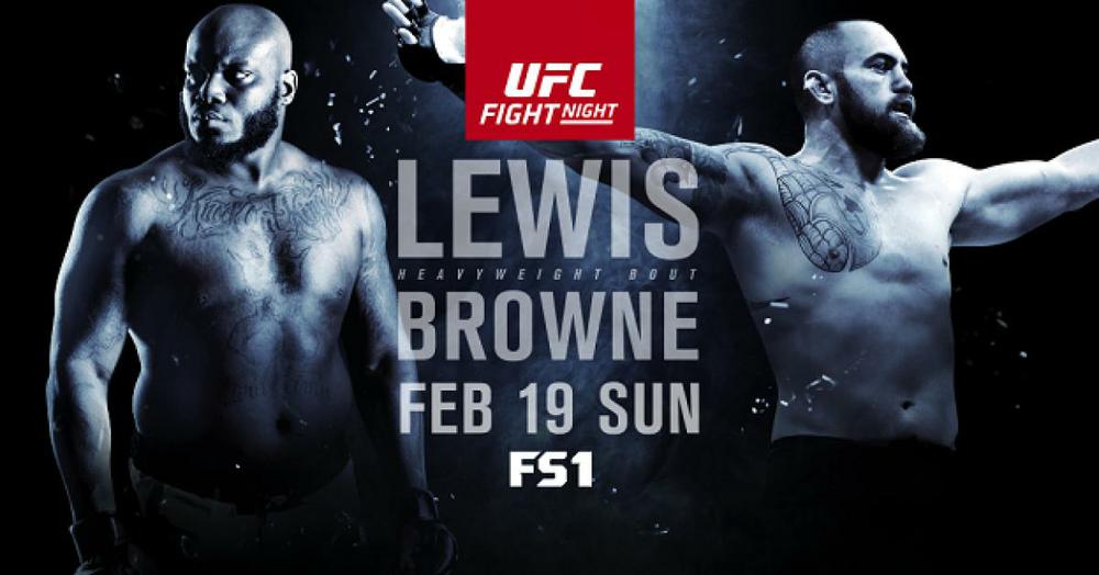 UFC Fight Night 105 Тревис Браун Деррик Льюис результат и видео боев турнира