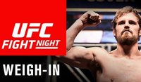 UFC Fight Night 113: Гуннар Нельсон - Сантьяго Понзиниббио. Трансляция церемонии взвешивания