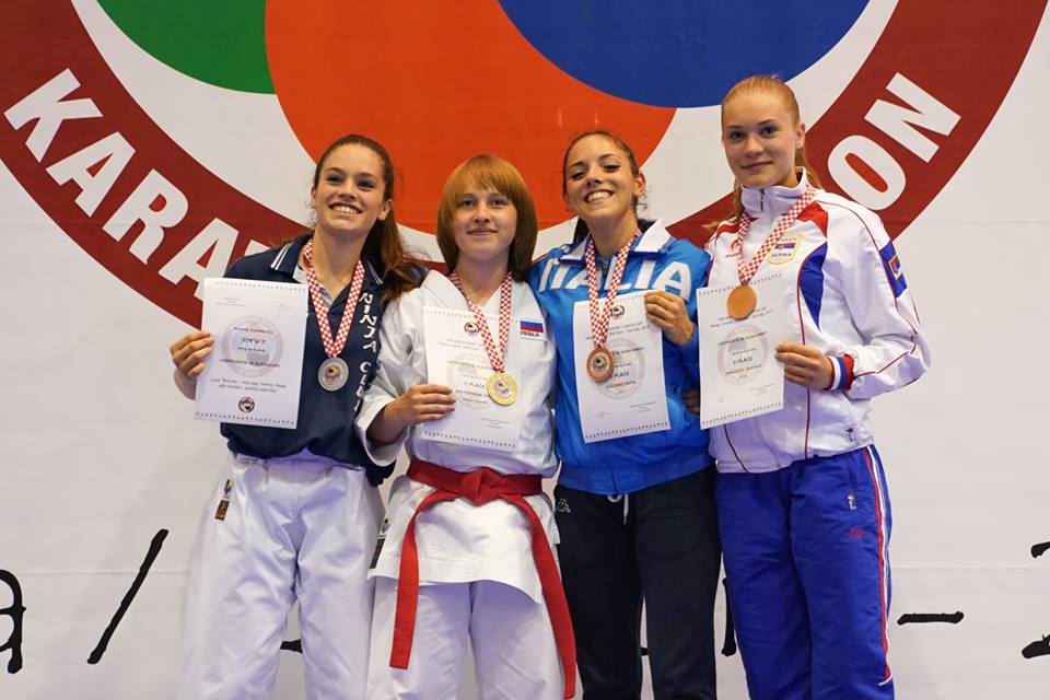 Анна Щербина на Молодежном Кубке Karate1 2017