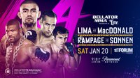 Bellator 192: Рори МакДональд - Дуглас Лима; Чейл Соннен - Квинтон Джексон. Прямая онлайн-трансляция