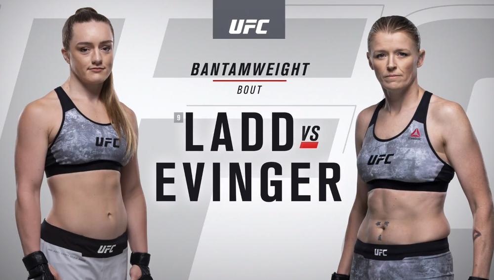Тоня Эвингер и Аспен Лэдд видео боя с UFC 229