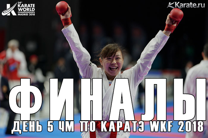 Прямая онлайн-трансляция Чемпионата мира по каратэ WKF день 5 финалы