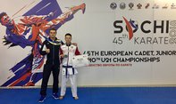 Егор Пулькин завоевал "золото" на Первенстве Европы по Олимпийскому каратэ