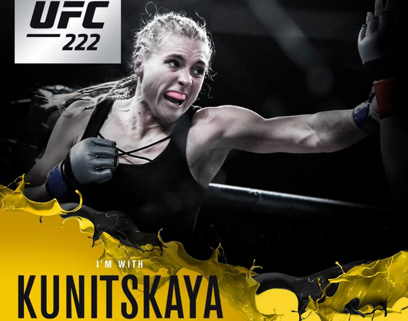 Яна Куницкая против Крис Киборг Жустино на UFC 222