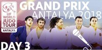 Гран-при Анталии по дзюдо 2018 (Antalya Grand Prix 2018). Прямая онлайн-трансляция - ДЕНЬ 3