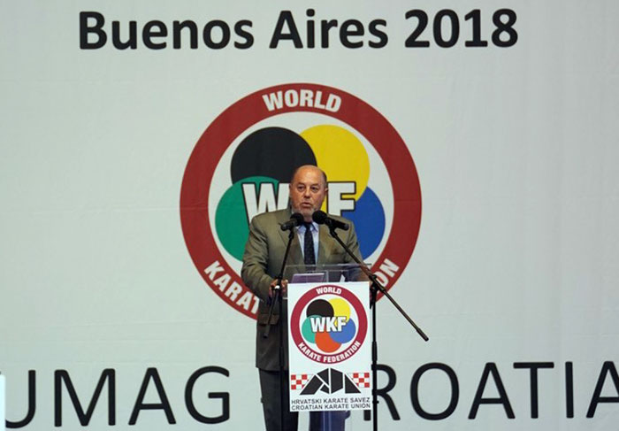 Квалификация к Олимпиаде 2018 комментарий президента Всемирной федерации каратэ Антонио Эспиноса