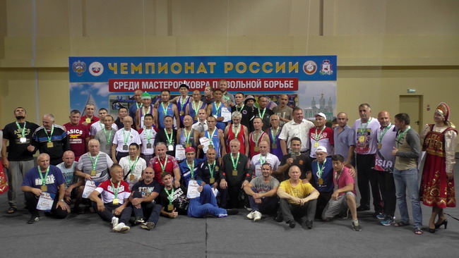 Чемпионат России по вольной борьбе среди ветеранов 2018