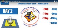 European Judo Open - Minsk 2018. Прямая онлайн-трансляция - ДЕНЬ 2