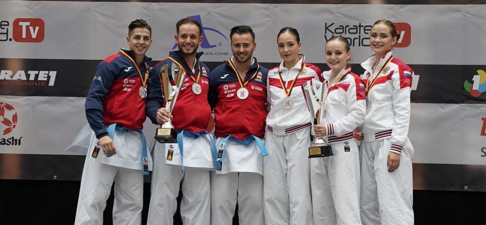 Испанцы и россиянки - серебряные призеры German Open в командном ката