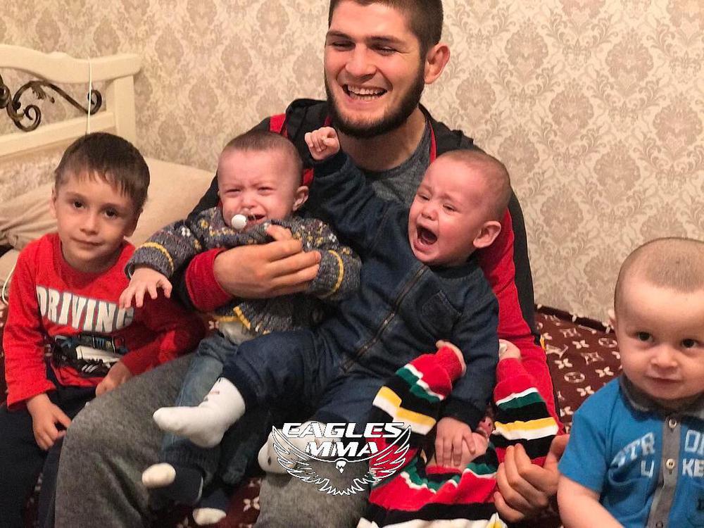 Хабиб Нурмагомедов и дети 