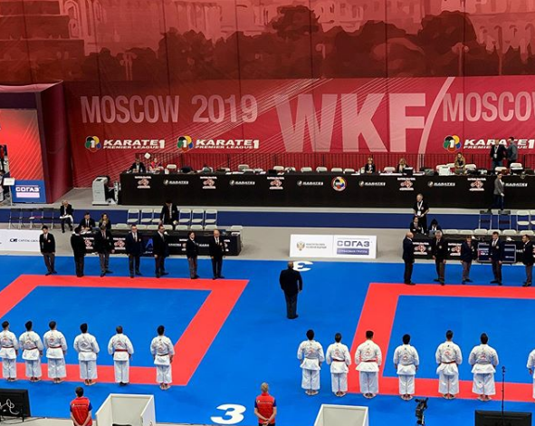 Премьер-лига каратэ1 2019 в москве, ката женское командное и ката мужское индивидуальное