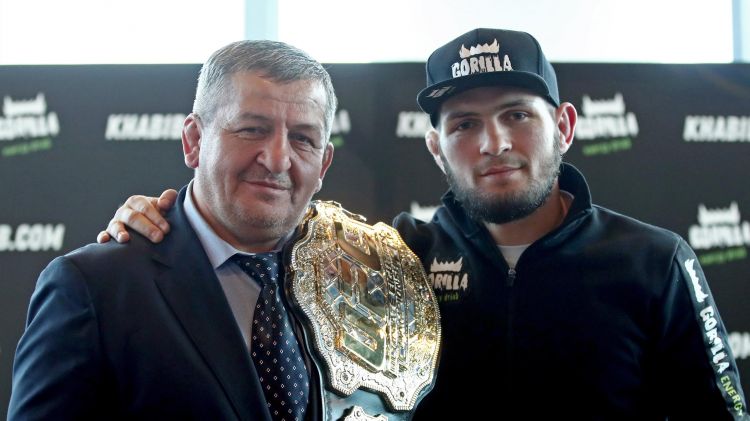 Нурмагомедов-старший опроверг возможный визит Хабиба на UFC 246