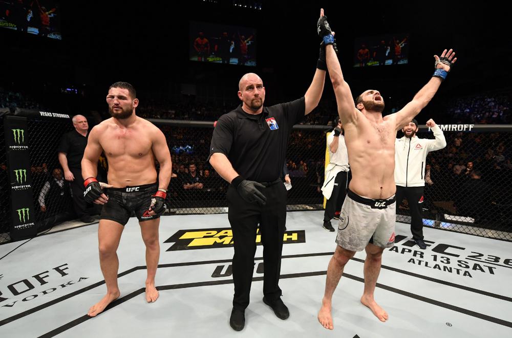 Сапарбек Сафаров победа 16 марта 2019 UFC Лондон