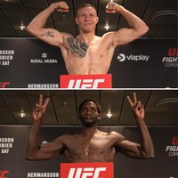UFC Fight Night 160: Херманссон vs. Канноньер. Трансляция и результаты взвешивания