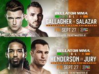Bellator Dublin & Bellator 227: Галлахер vs. Салазар; Хендерсон vs. Джури. Прямая онлайн-трансляция