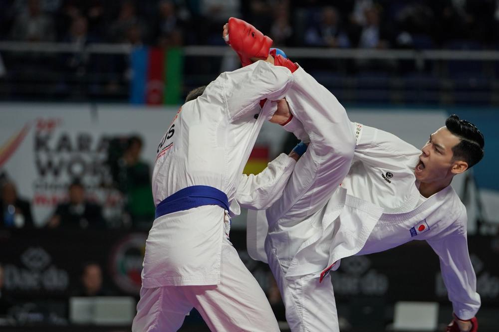 Кен Нисимура япония 2020 каратэ Премьер-Лига Karate1 Paris Open