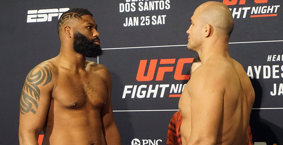 UFC Fight Night: Blaydes vs. dos Santos (also known as UFC Fight Night 166 and UFC on ESPN+ 24) бой ММА ЮФС Кертис Блейдс Джуниор Дос Сантос итог результат видео