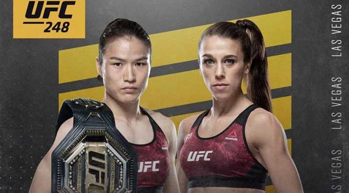 Девушки-бойцы UFC повздорили из-за шутки про коронавирус Вэйли Чжан и бывшая чемпионка дивизиона полька Джоанна Йенджейчик 